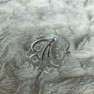Silver A Monogram Bracelet ❤️
